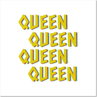 3D QUEEN Posters and Art